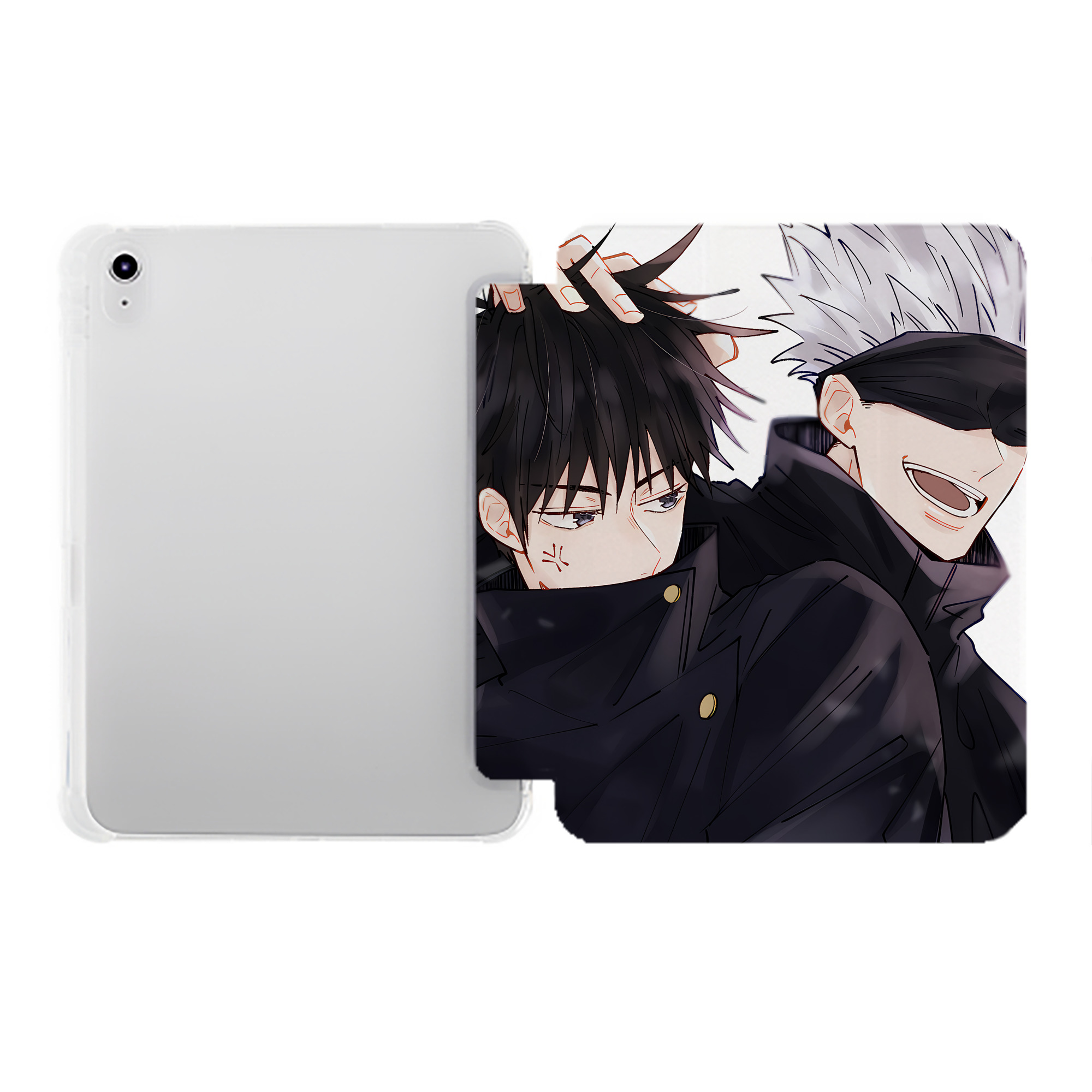 （画像用） SPY×FAMILY间谍家家酒 IPad ケース ペン収納付き 三つ折りスタンド PUレザー×シリコン 対応機種9.5/10.5/10.9インチ